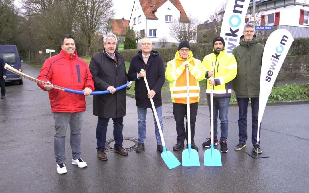 Glasfaserausbau der sewikom in Brakel gestartet